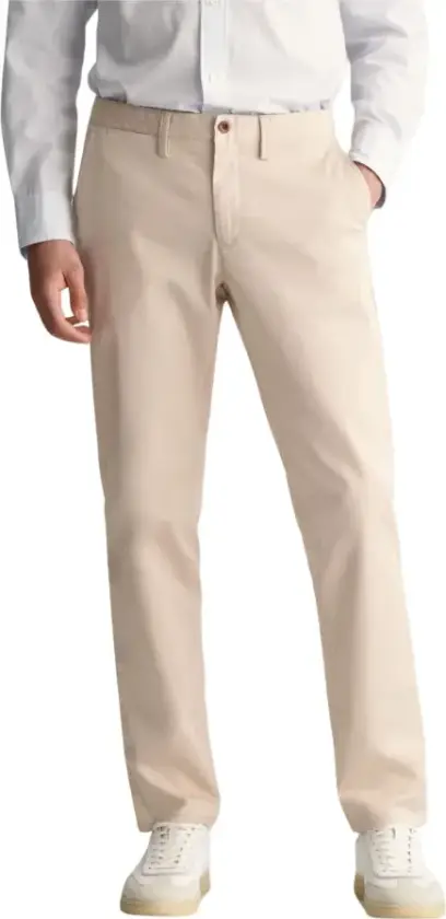 Herre, Bukser, Beige, W32 L32