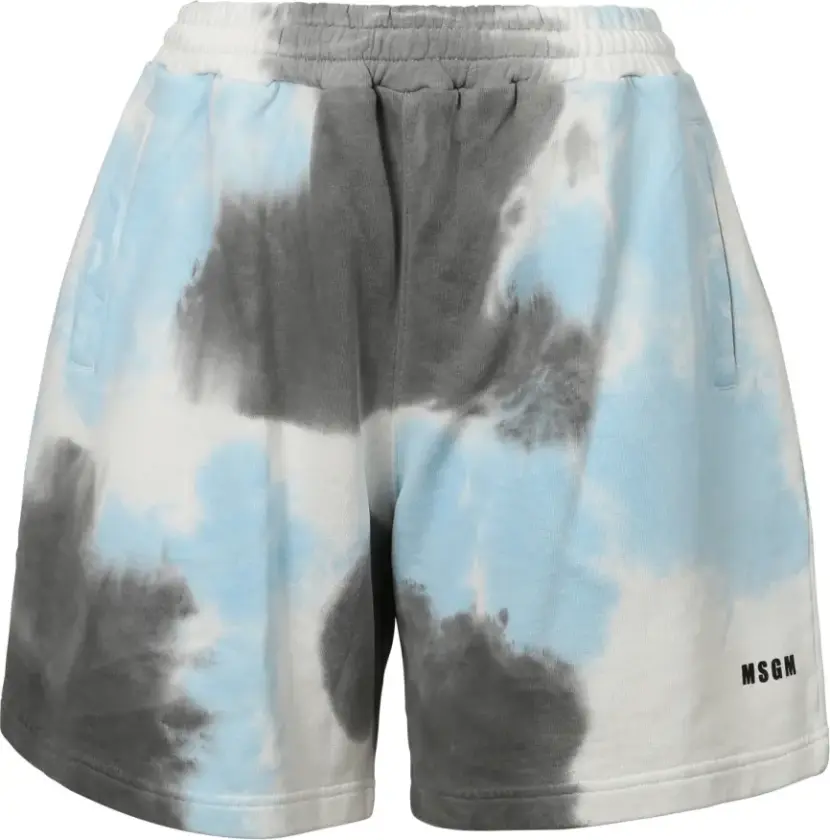 Msgm, Herre, Shorts, Blå, S