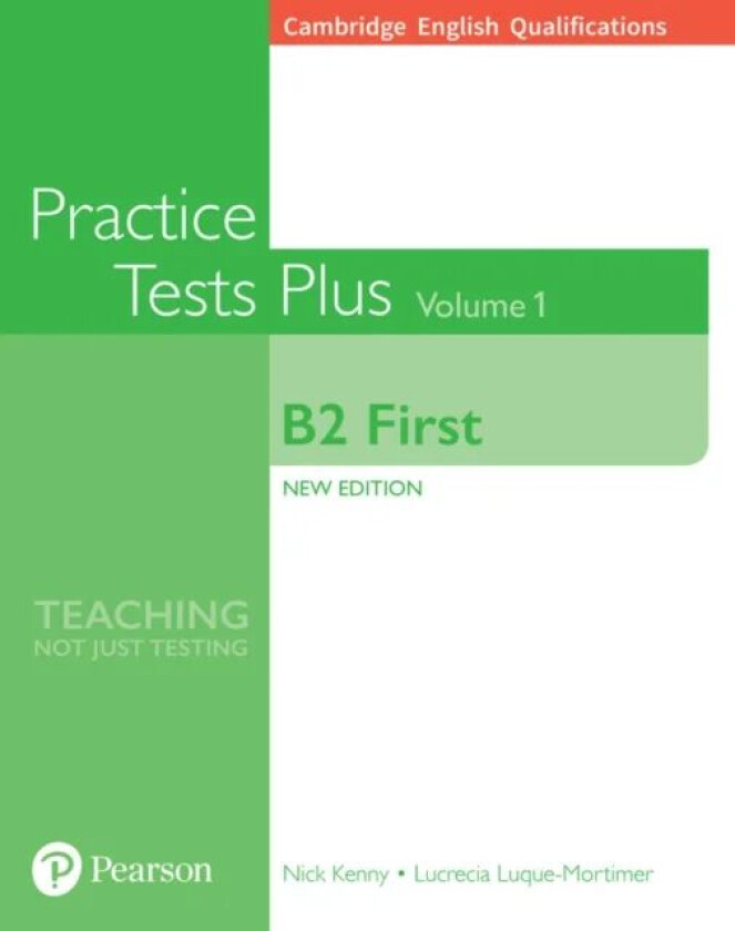Cambridge English Qualifications: B2 First Practice Tests Plus Volume 1 av Nick Kenny, Lucrecia Luque Mortimer