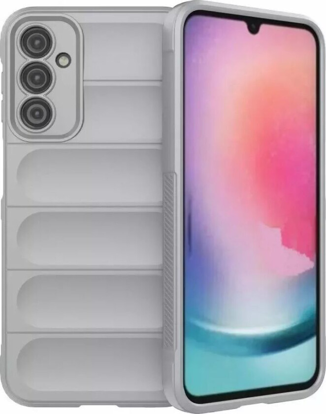 Samsung Galaxy A24 Fleksibelt Plastdeksel - Grå