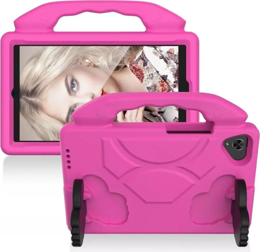 Samsung Galaxy Tab A7 Lite 8.7" Barnedeksel - Thumb Kickstand - Rosa