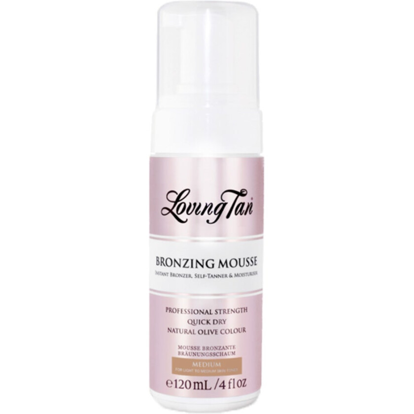 Bronzing Mousse Medium, 120 ml  Selvbruning