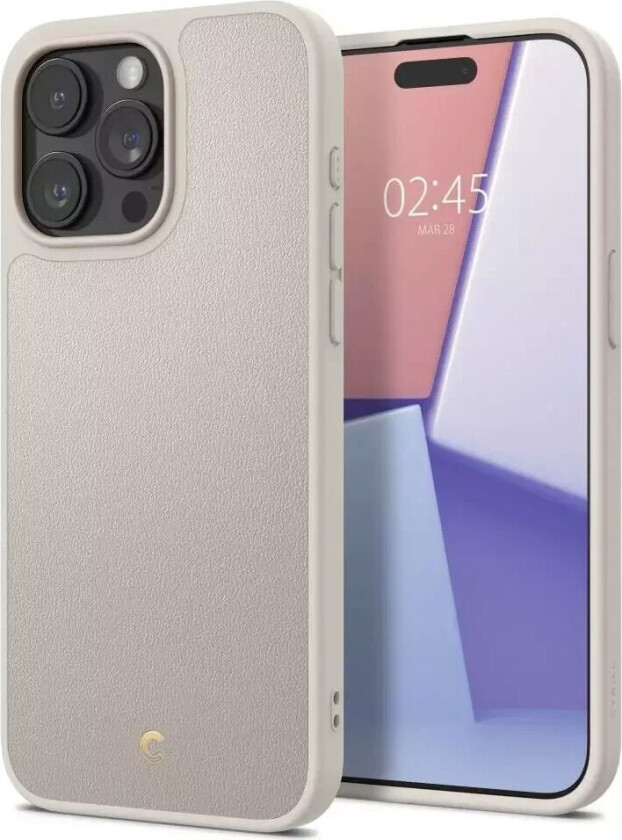 iPhone 15 Pro Kajuk Mag Hybrid Deksel - MagSafe Kompatibel - Cream