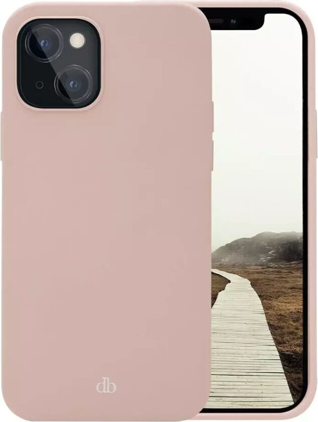 dbramante1928 iPhone 13 Monaco Deksel - 100% Resirkulert Plast - MagSafe Kompatibel - Pink Sand