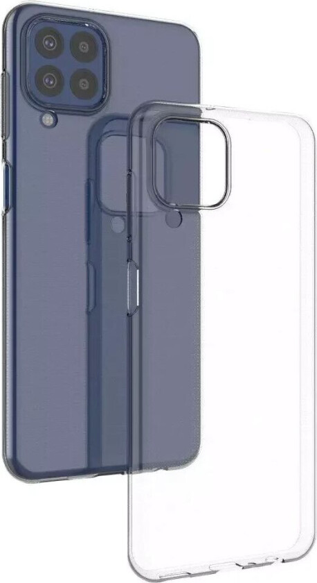Samsung Galaxy M33 Fleksibelt Plast Deksel - Gjennomsiktig