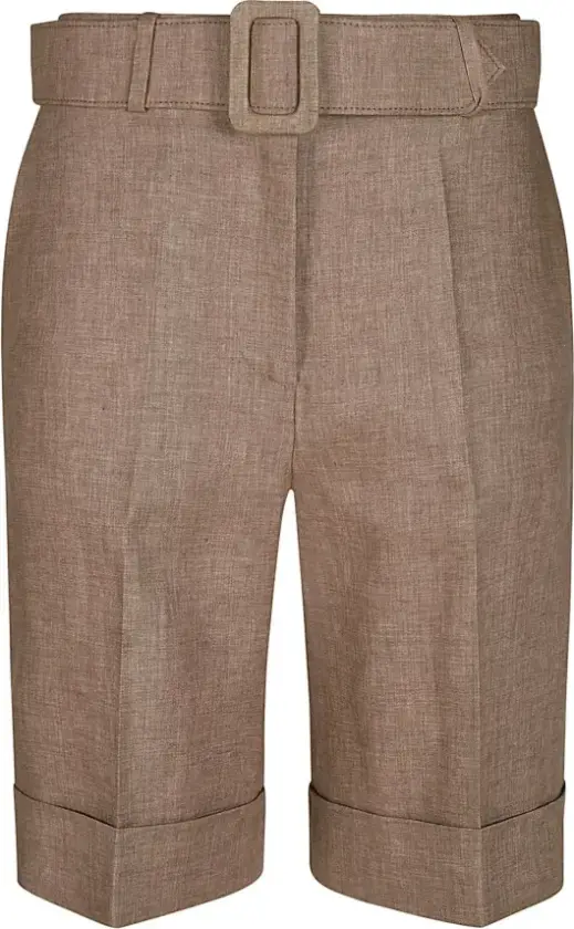 Dame, Shorts, Brun, XS