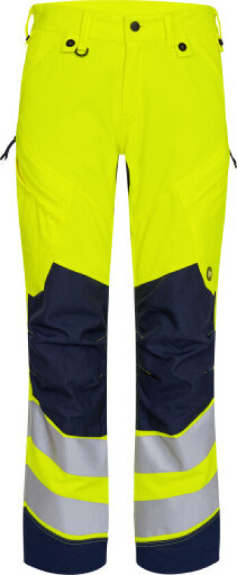 stretchbukse 2544, High-Vis, klasse 2, gul/blå, str 124