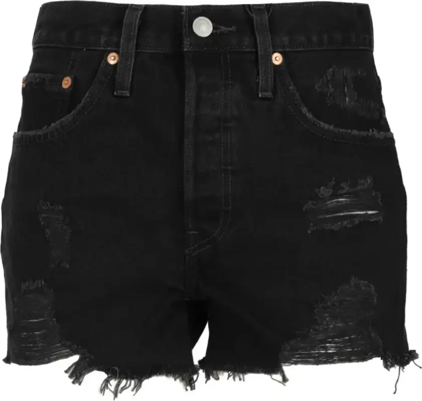 Dame, Shorts, Svart, W25
