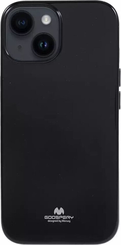 GOOSPERY iPhone 15 Fleksibelt Plastdeksel - Svart