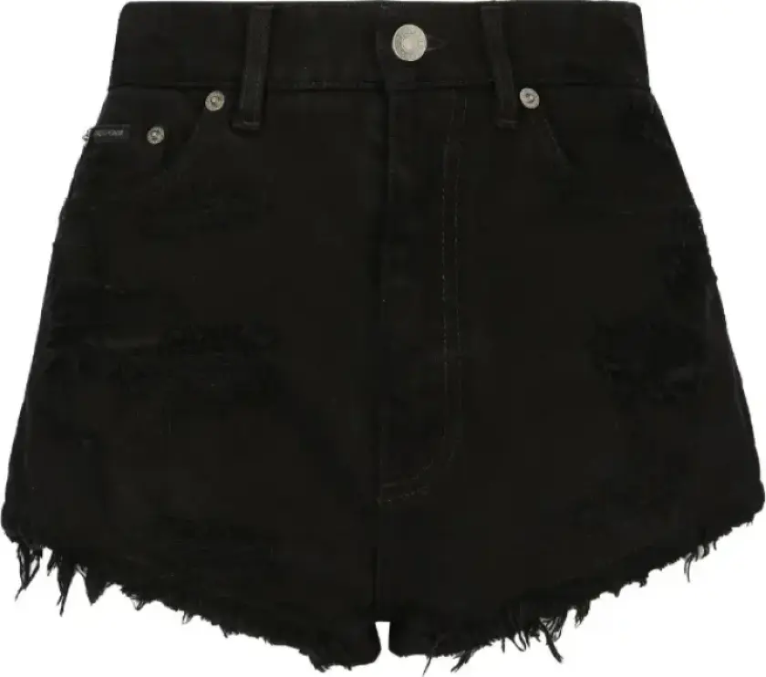 Dame, Shorts, Svart, M