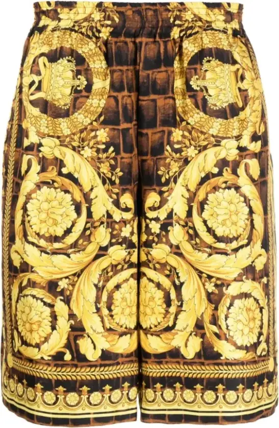 Herre, Shorts, Gul, L