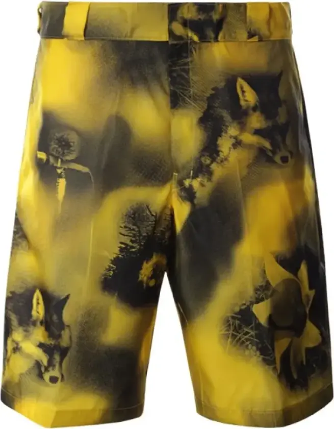 Herre, Shorts, Gul, S