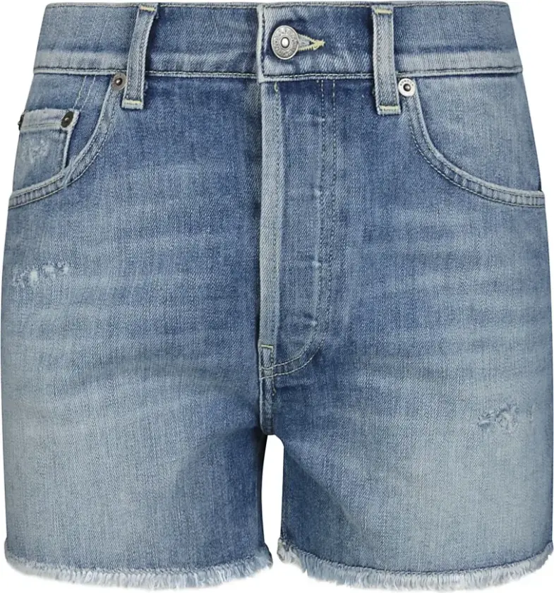 Dame, Shorts, Blå, W26