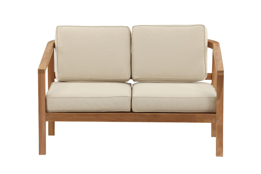 Cushio hagepute til sofa kremfarget .
