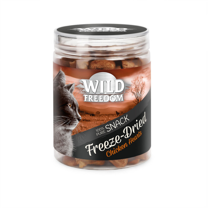Freeze-Dried Snacks økonomipakke - Kyllinghjerter 3 x 45 g