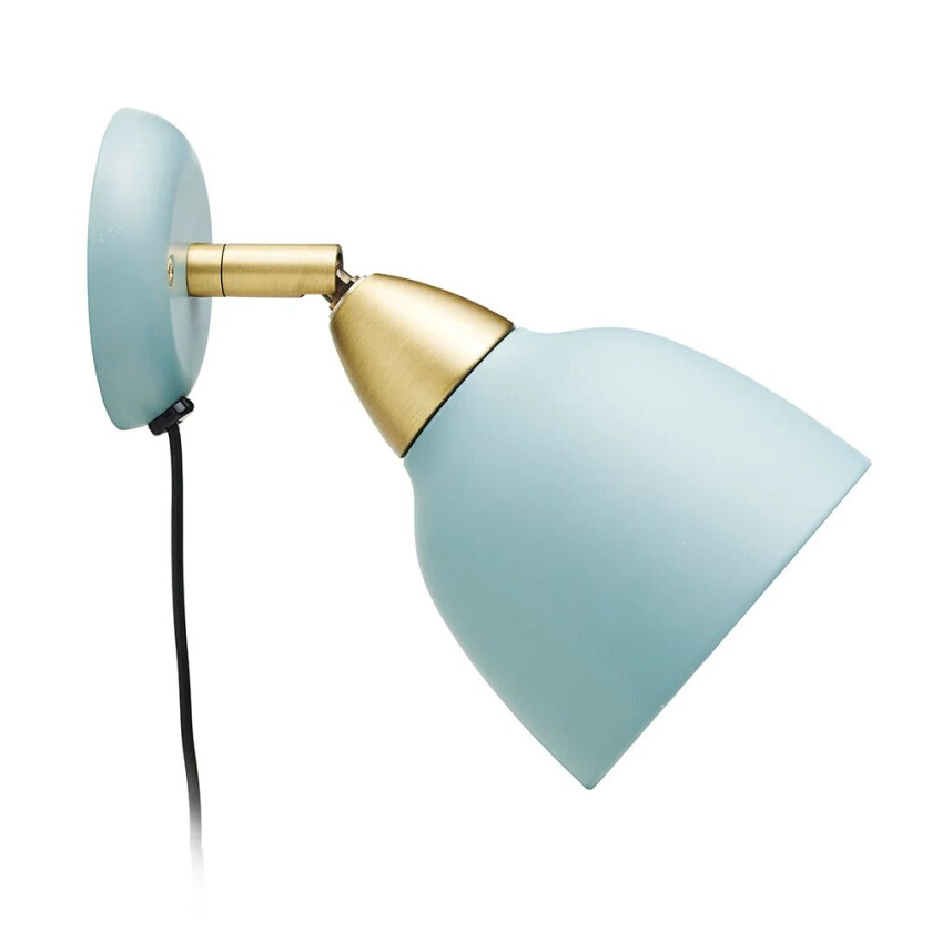 Urban vegglampe kort arm Matt mineral blue (blå)