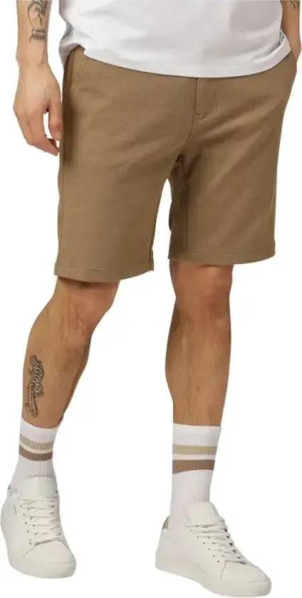 Herre, Shorts, Brun, 2XL