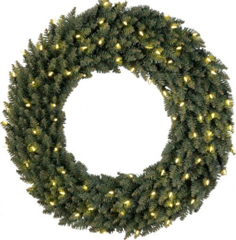 Calgary julekrans med lys, 80 lys