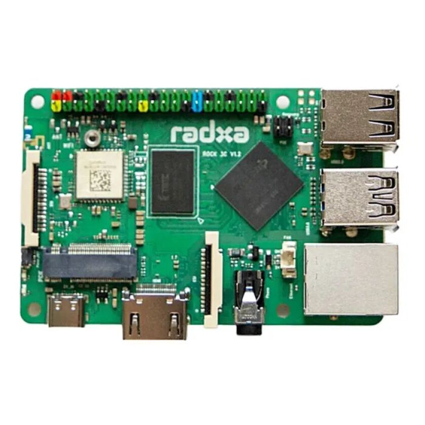 Radxa Rock 3C Ettkortsdatamaskin med 1 GB RAM