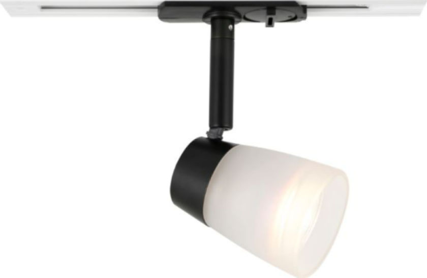 Track Glass 1F skinnespot, svart