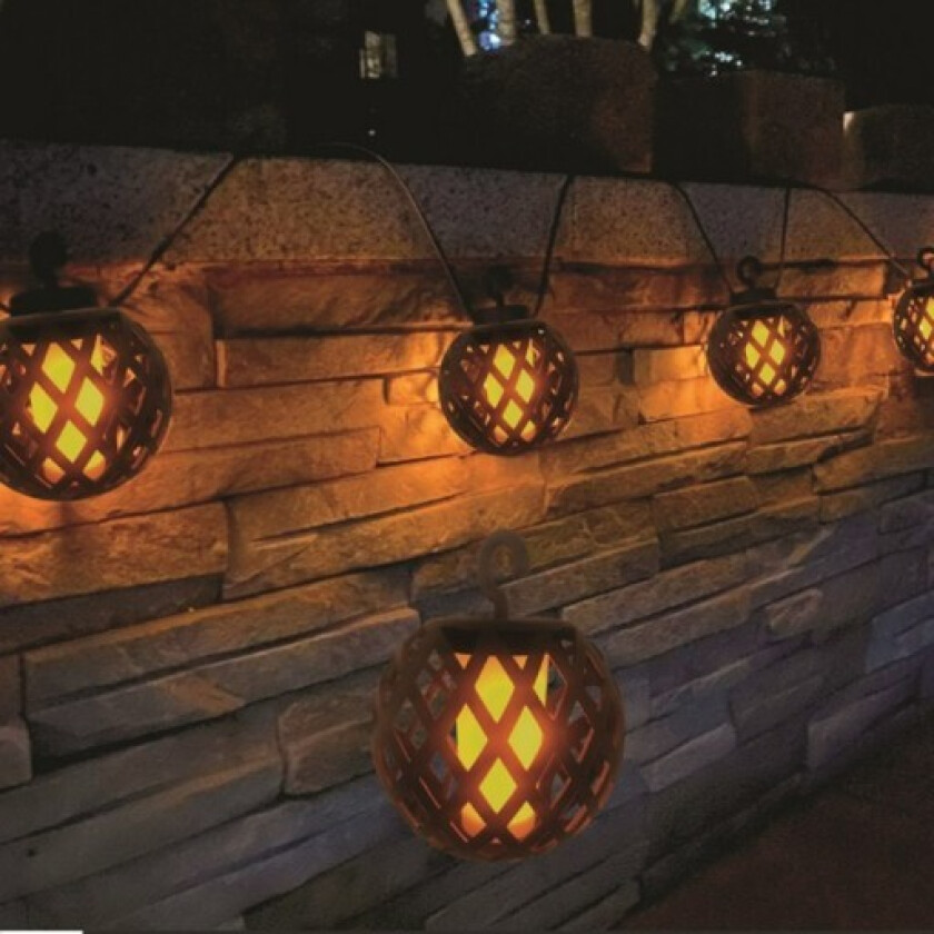 solcelle lyslenke, flammelys