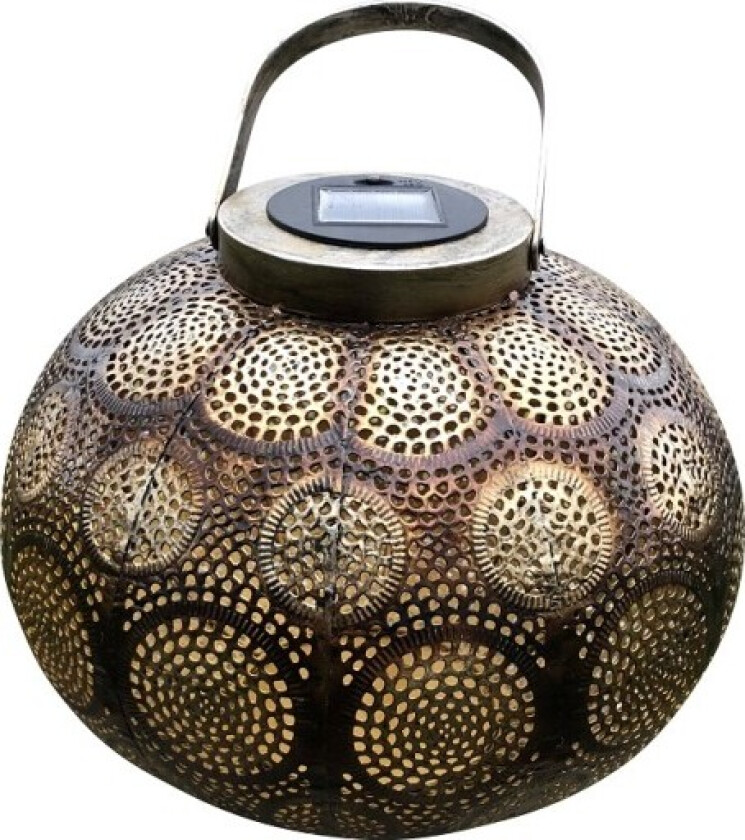 Marrakech solcelle lykt, Ø30 cm