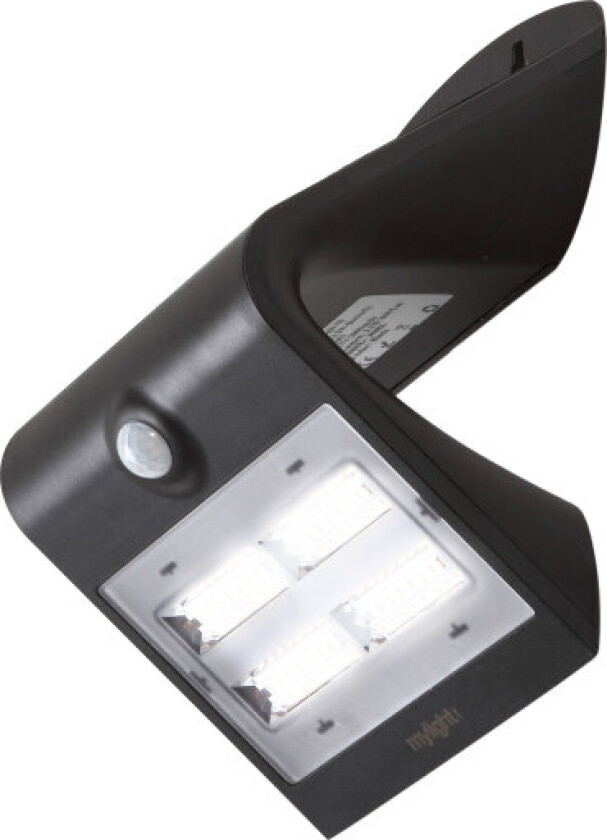 Mylight solcelle utelys vegg, 3,2W