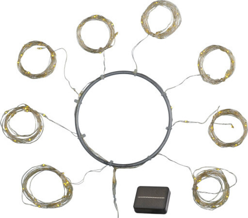 Knirke solcelle parasoll lyslenke