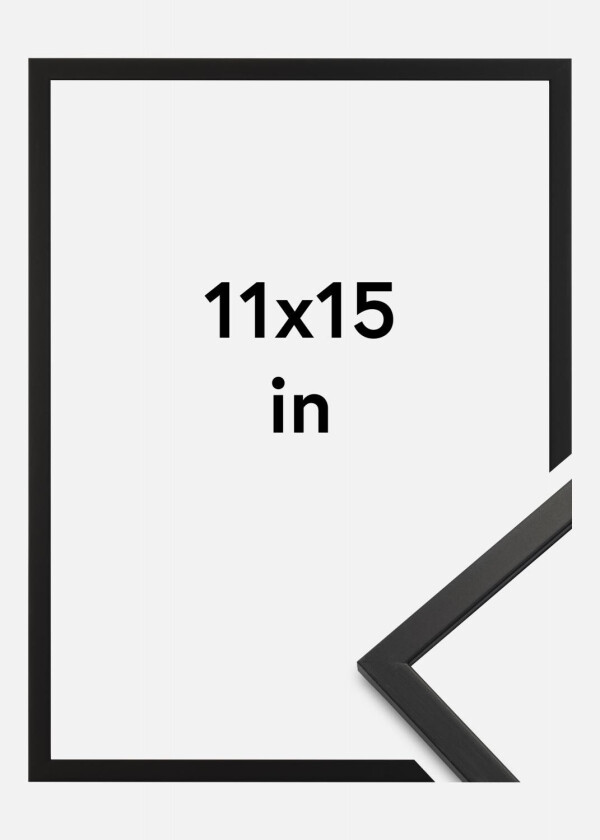 Ramme Edsbyn Akrylglass Svart 11x15 Inches (27,94x38,1 Cm)