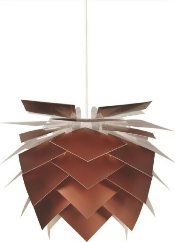 PineApple pendellampe, kobber, Ø75 cm
