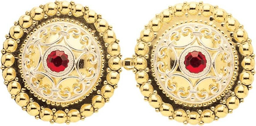 Bilde av Beltespenne Fana i 830 forgylt sølv