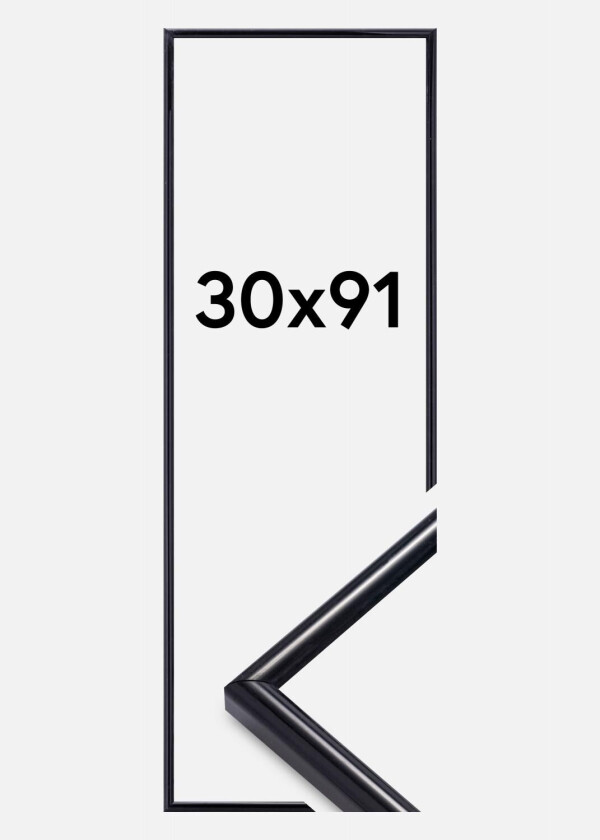 Ramme Decoline Svart 30x91 Cm