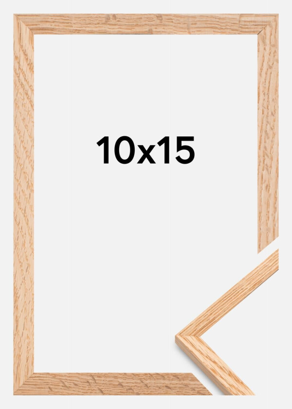 Ramme Tynn Eik Akrylglass 10x15 Cm
