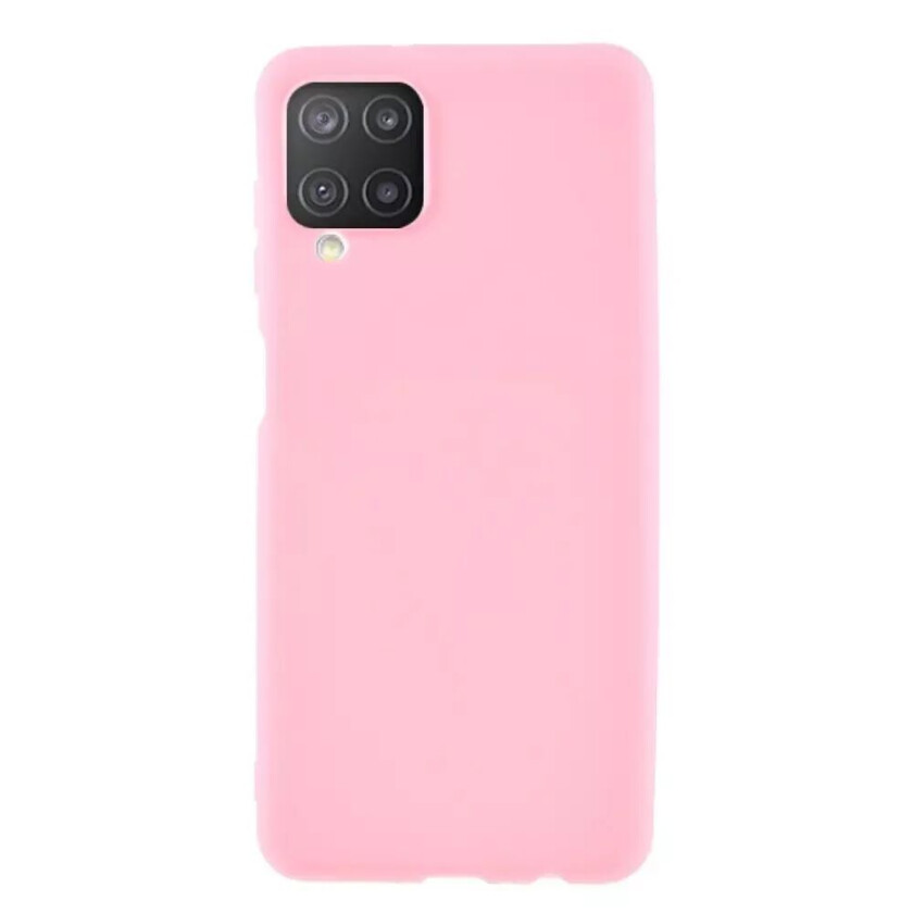Samsung Galaxy M12 / A12 Mat Fleksibel Deksel - Rosa