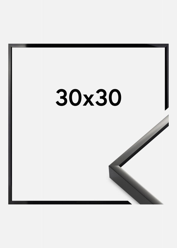 Ramme  Premium Alpha Blank Svart 30x30 Cm