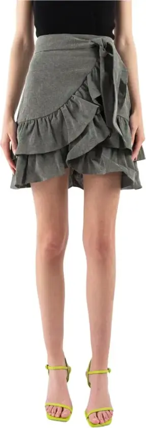 Dame, Skjørt, Grå, M