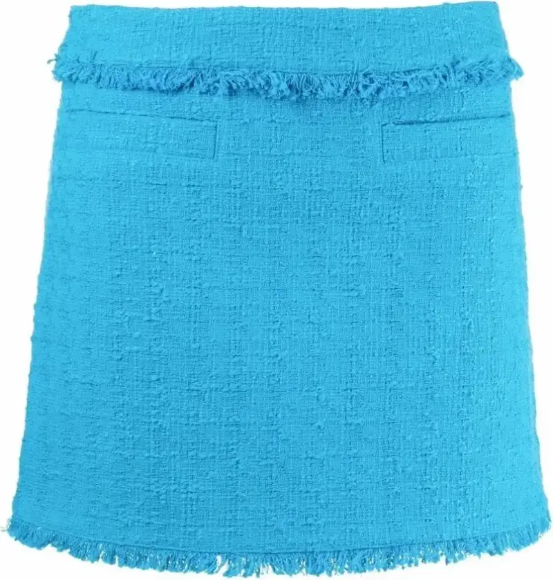 Dame, Skjørt, Blå, S