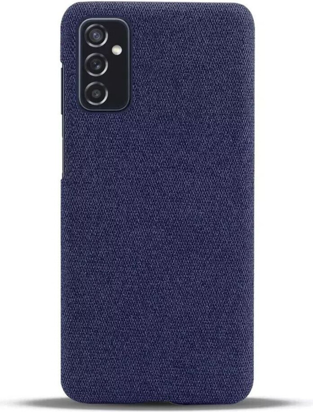 Samsung Galaxy M52 (5G) KSQ Stoff Plast Deksel - Blå