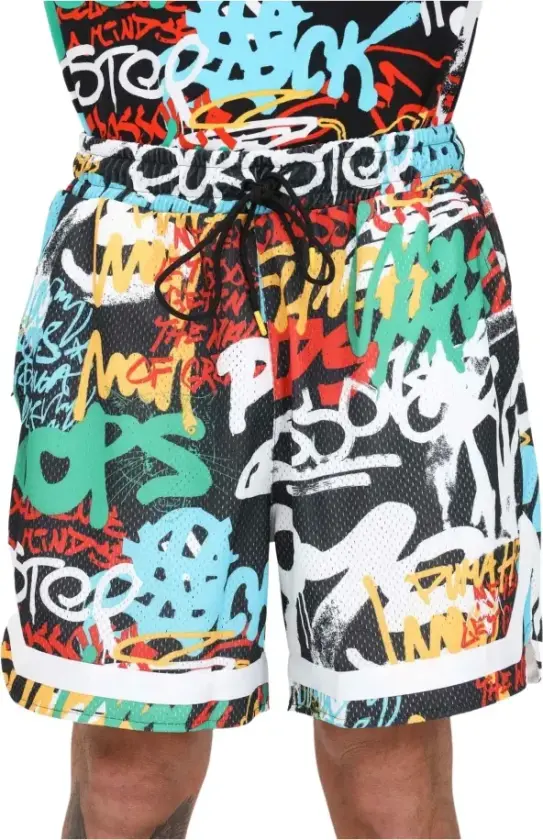 Herre, Shorts, Flerfarget, L