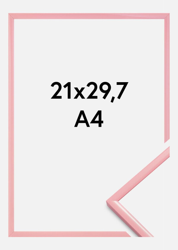 Ramme New Lifestyle Akrylglass Rosa 21x29,7 Cm (A4)