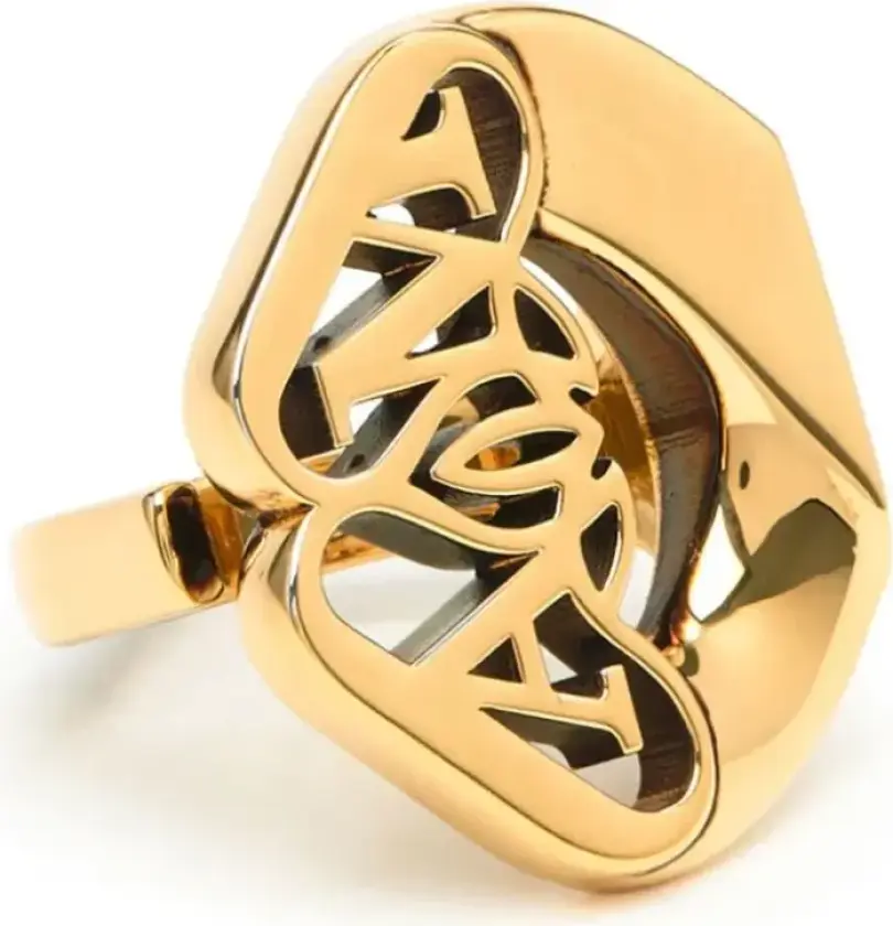 Bilde av Alexander McQueen, Dame, Accessories, Gul, S