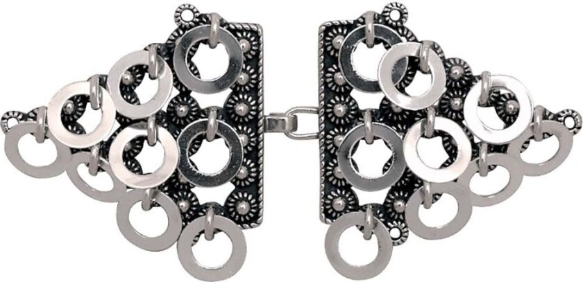 Bilde av Beltespenne Valdres i 830 oksidert sølv