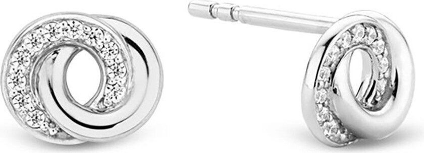 , Øredobber i 925 sølv med zirkonia