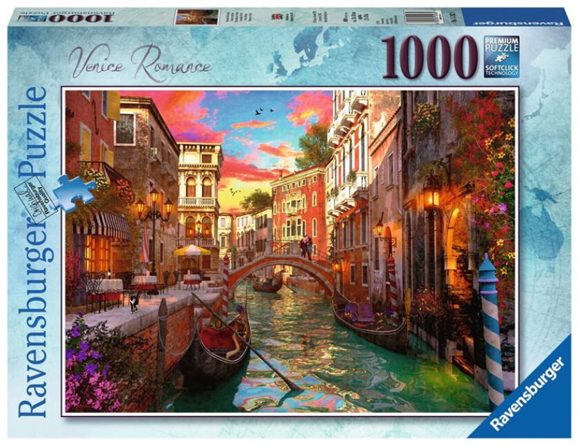 Puslespill 1000 Romantiske Venezia