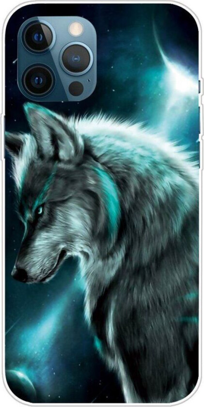 iPhone 14 Pro Fleksibelt Plast Bakdeksel - Ulv