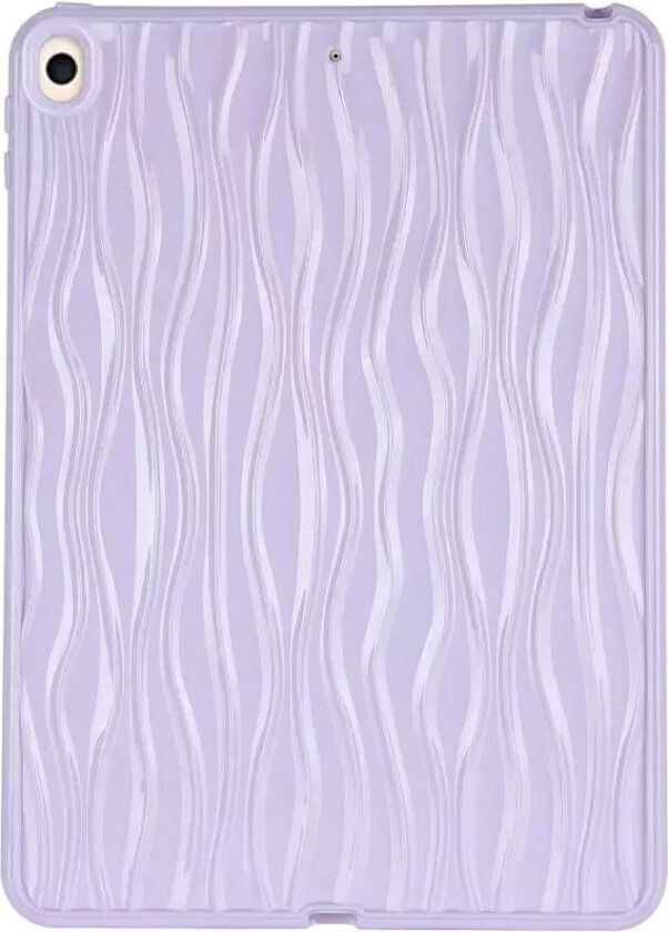 iPad Air (2019) / iPad Pro 10.5" Fleksibelt Plast Deksel - Bølge Design - Lilla