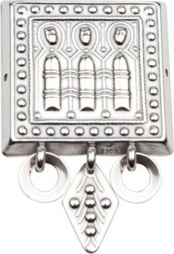 Beltestøl Nordmøre liten i 830 oksidert sølv