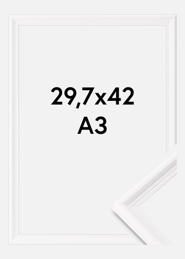 Ramme Gala Akrylglass Hvit 29,7x42 Cm (A3)