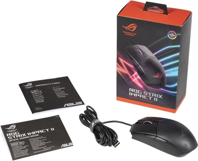 Asus Strix Impact Ii Gaming Mus