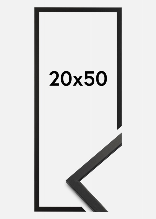 Ramme Edsbyn Akrylglass Svart 20x50 Cm